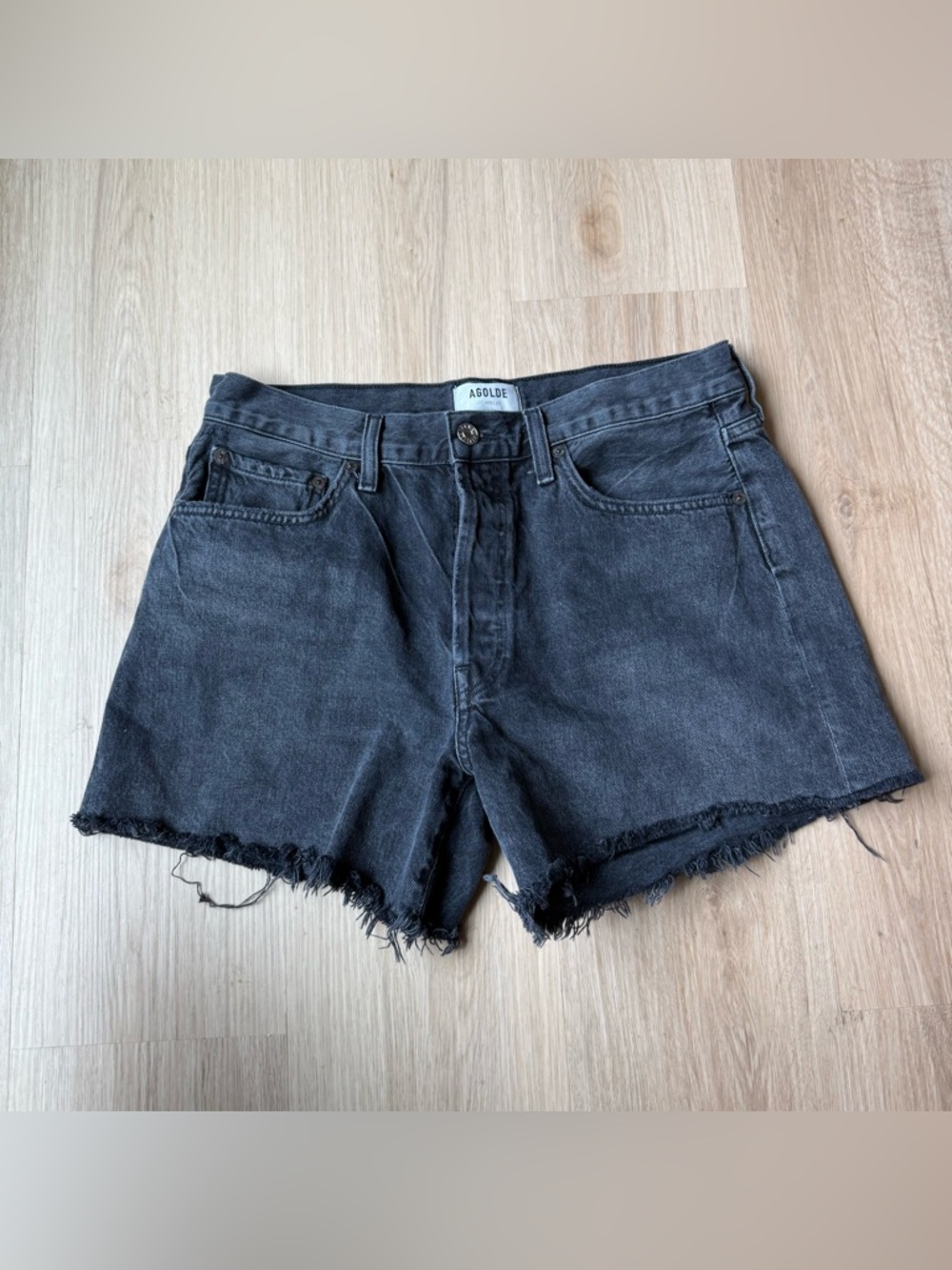AGOLDE PARKER LONG SHORT Fright Sz 25